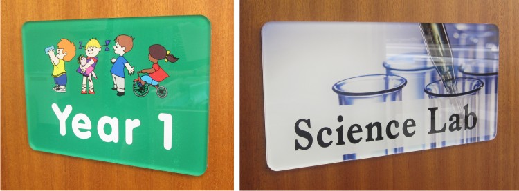 tamper resistant acrylic door signs